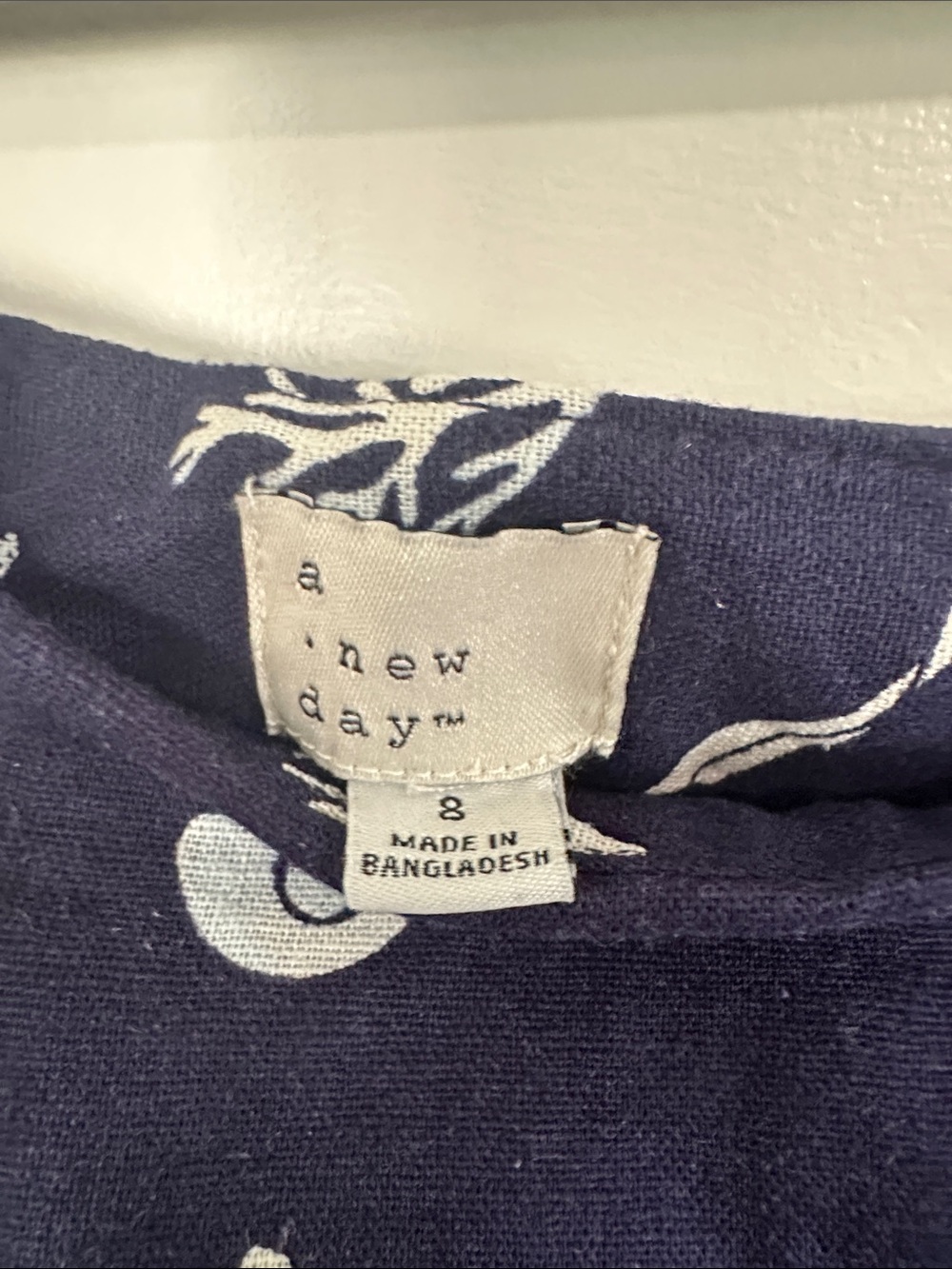 a new day Navy Skort with white nautical details Size 8 NWT - Picture 2 of 7
